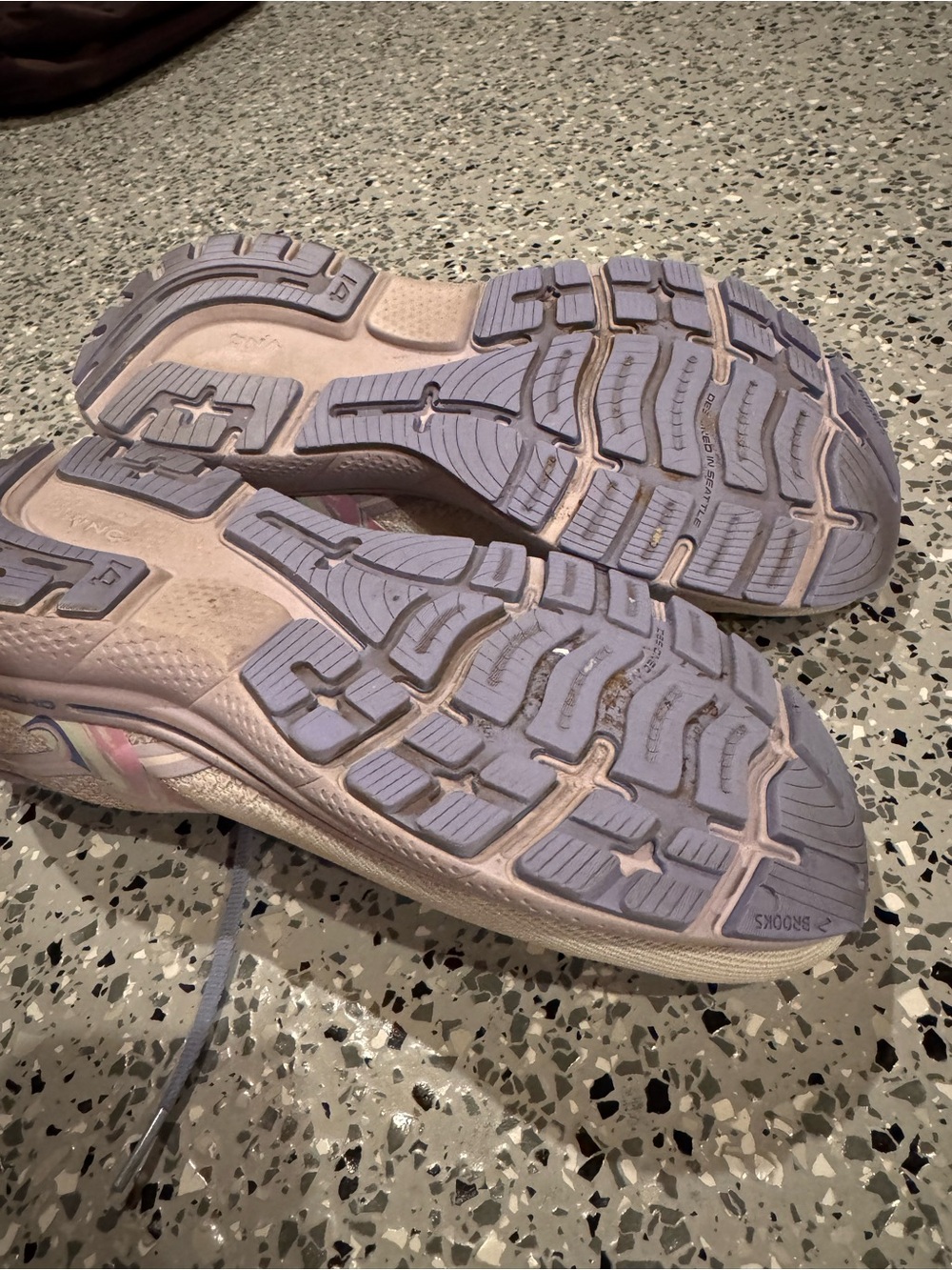 Brooks Women's Running Shoes in Lavender and Light Pink Accents - Picture 8 of 8